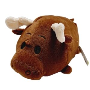 🍒4 for $20🍒 Bun Bun Moose 7" Brown Stackable Plush Soft Kids Toy